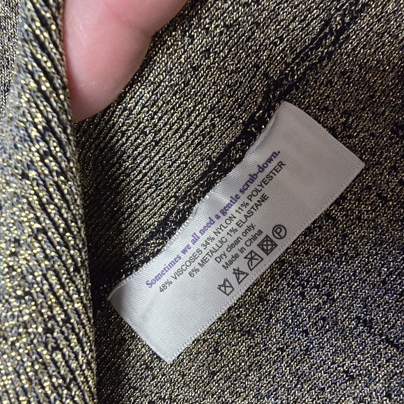 MM Lafleur NWT Woolf Jardigan Gold Size XL Career Academia Sparkly $295 Luxury - Picture 13 of 13